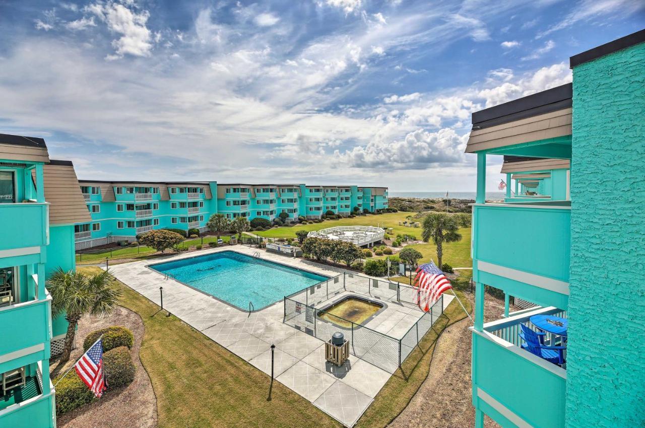 Beachfront Condo With Boardwalk And Pool Access! 애틀랜틱비치 외부 사진
